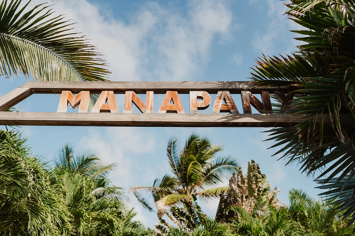 Panneau d'entrée, Manapany, Saint-Barthélemy