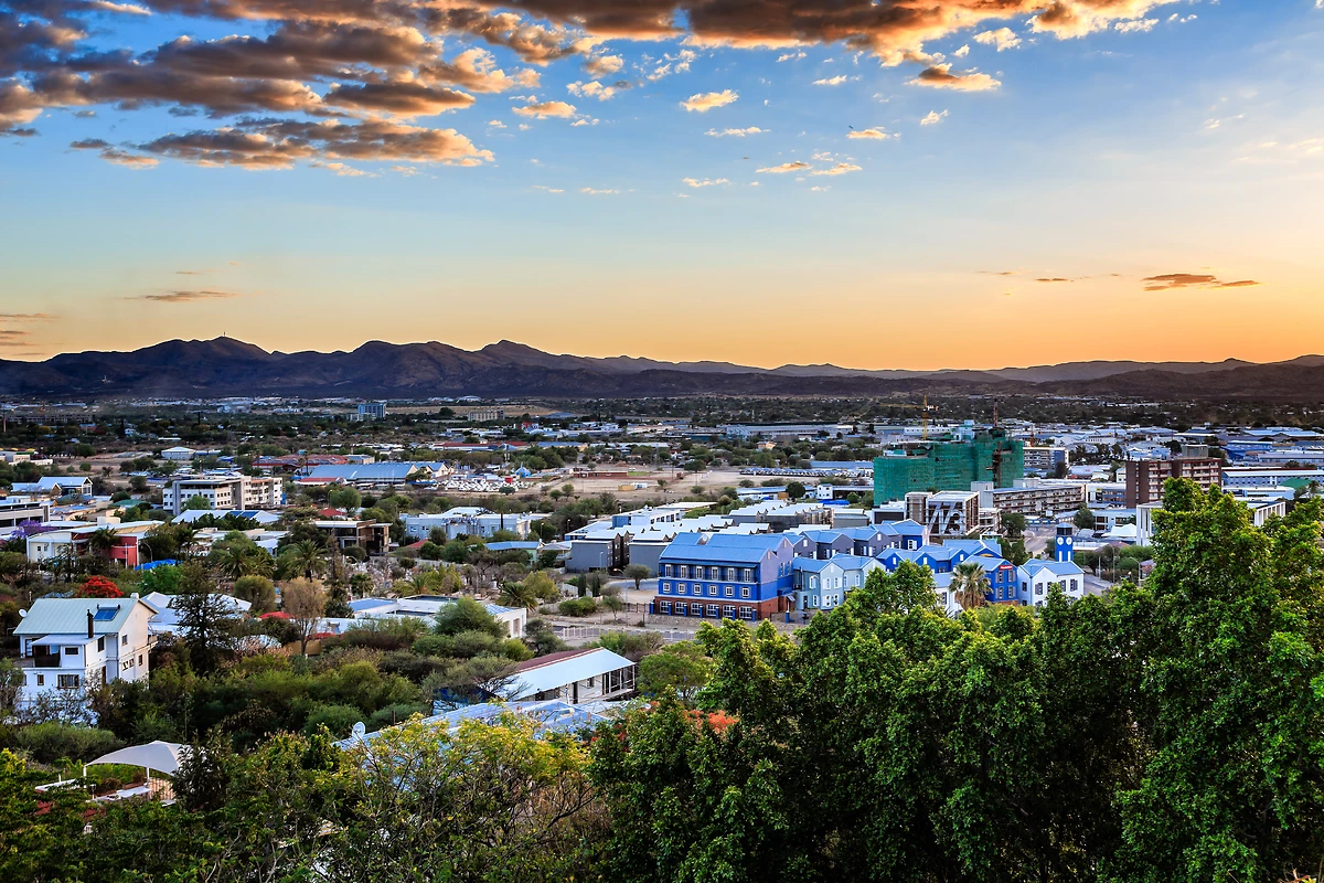 Vue sur Windhoek, Namibie