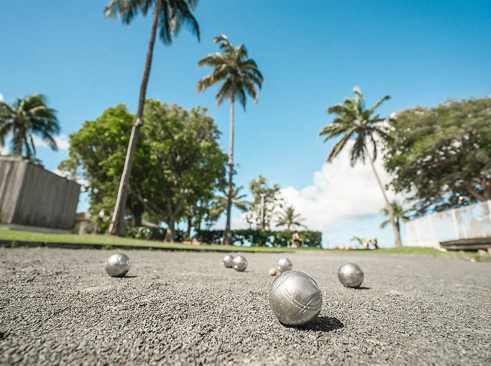Pétanque, Langley Resort Fort Royal, Guadeloupe