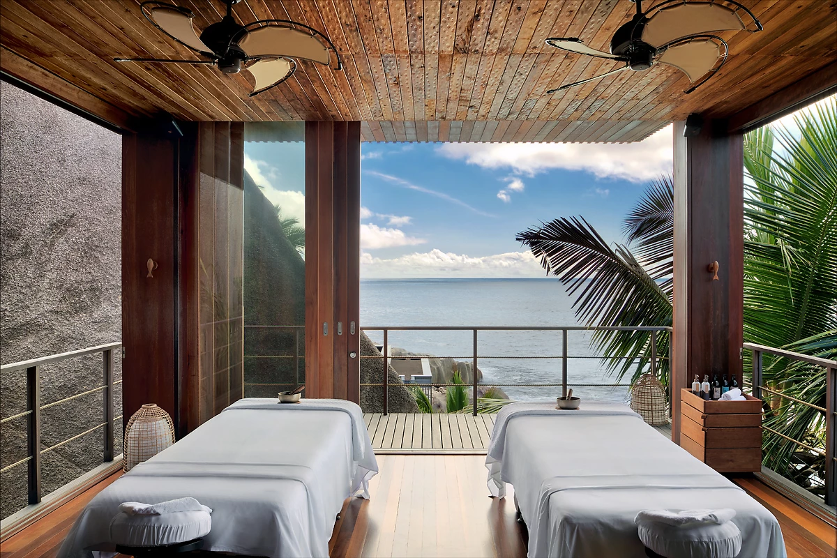 Salle de massage, Six Senses Spa, Six Senses Zil Pasyon, Seychelles
