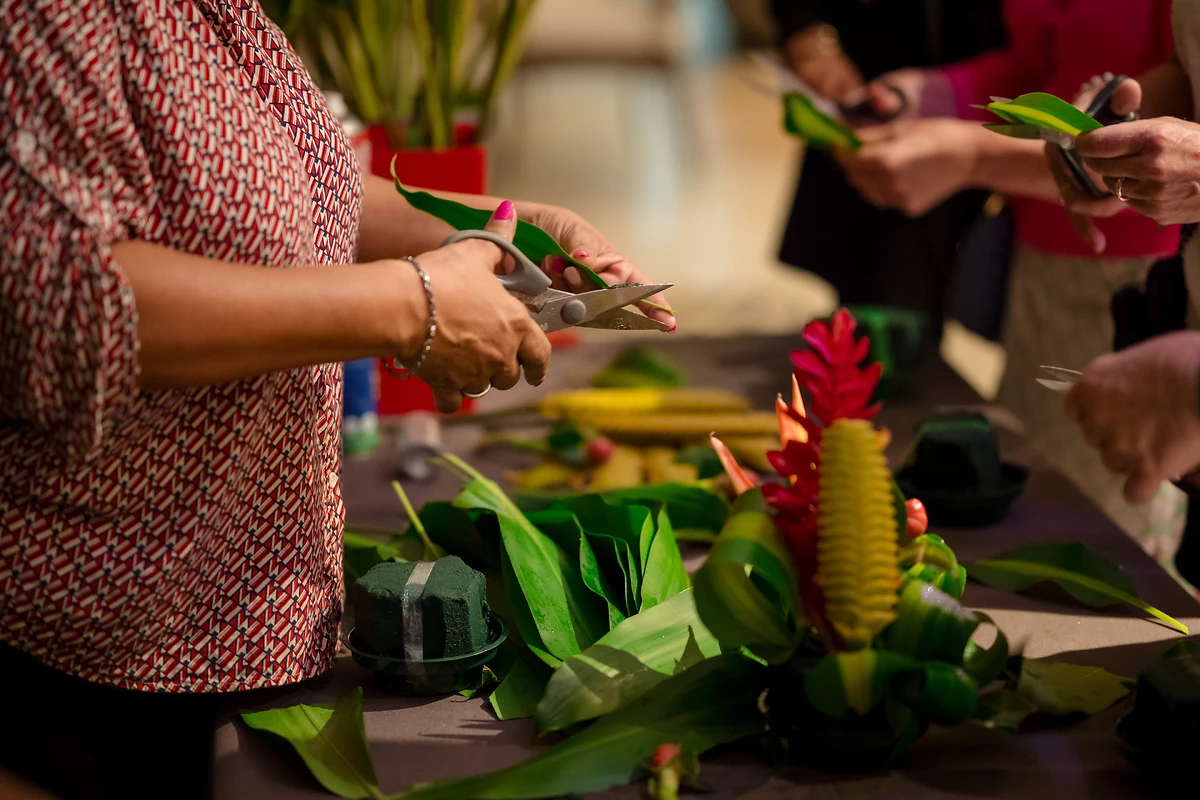 Atelier d'art floral, La Pagerie Tropical Garden Hotel