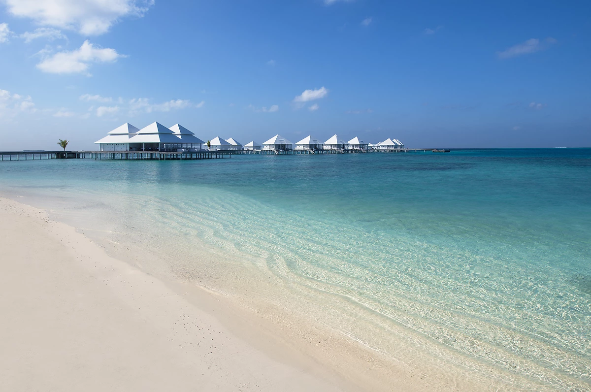 Plage de l'hôtel, Diamonds Thudufushi