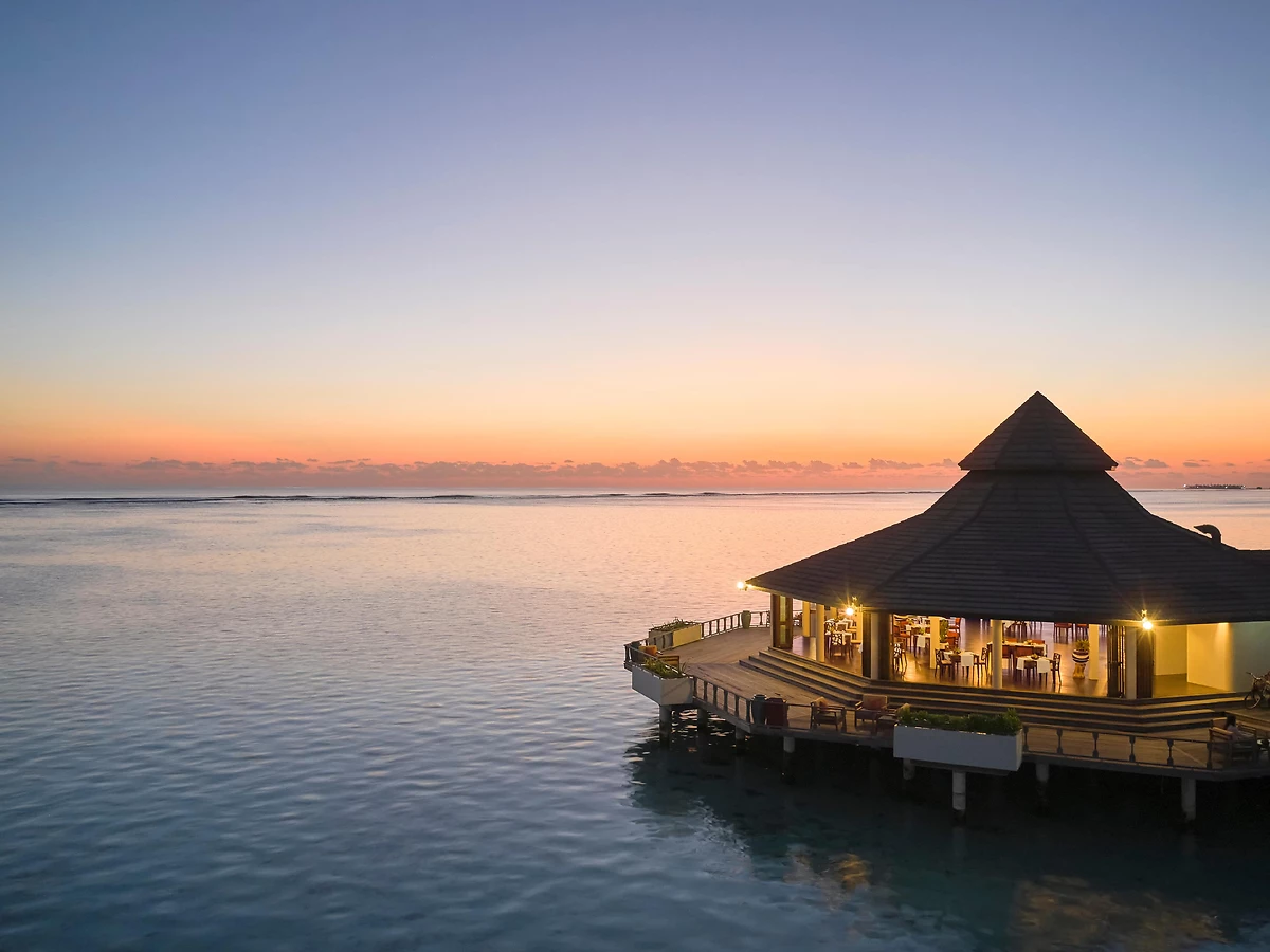 Vue extérieure, restaurant le Sun Star, Villa Park, Sun Island