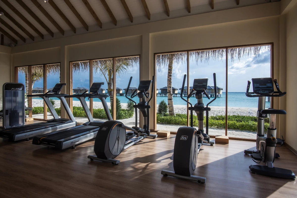 Salle de sport, You & Me Maldives, Atoll de Malé, Maldives