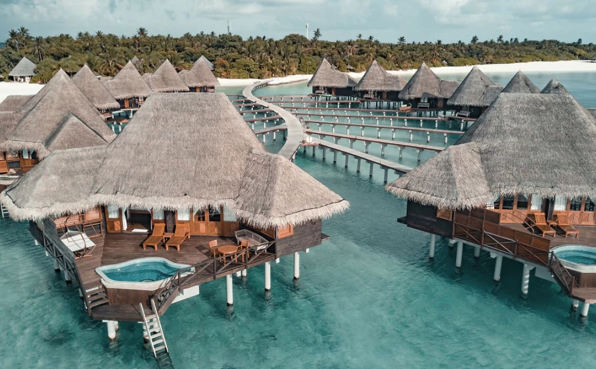 Villa lagon sur pilotis orientée coucher de soleil, Coco Palm Dhuni Kolhu, Atoll de Baa, Maldives