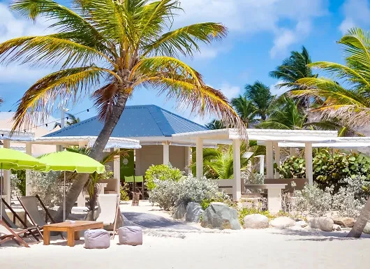 Vue sur l'hôtel, La Plantation, Saint-Martin