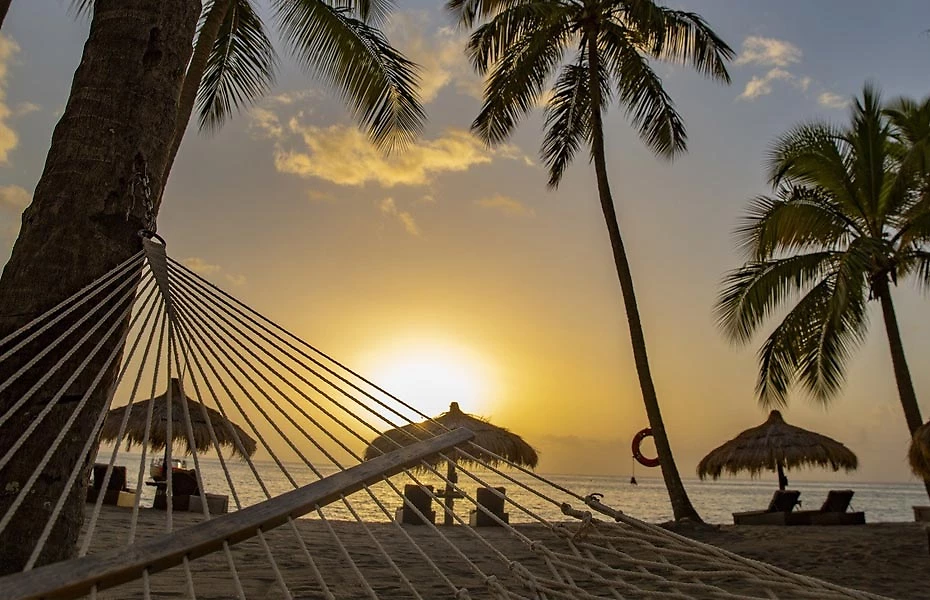 Plage de l'hôtel, Anse Chastanet, Sainte-Lucie, Antilles