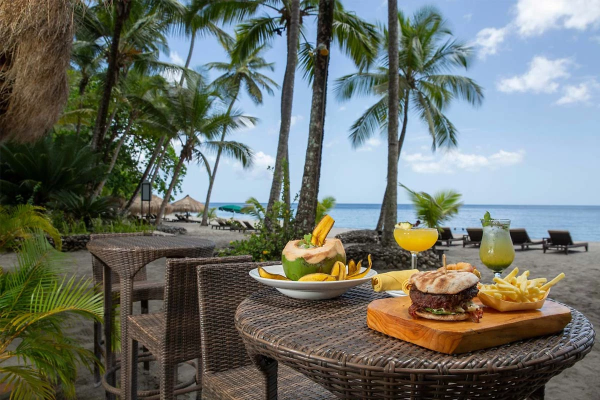 Restaurant, Anse Chastanet, Sainte-Lucie, Antilles