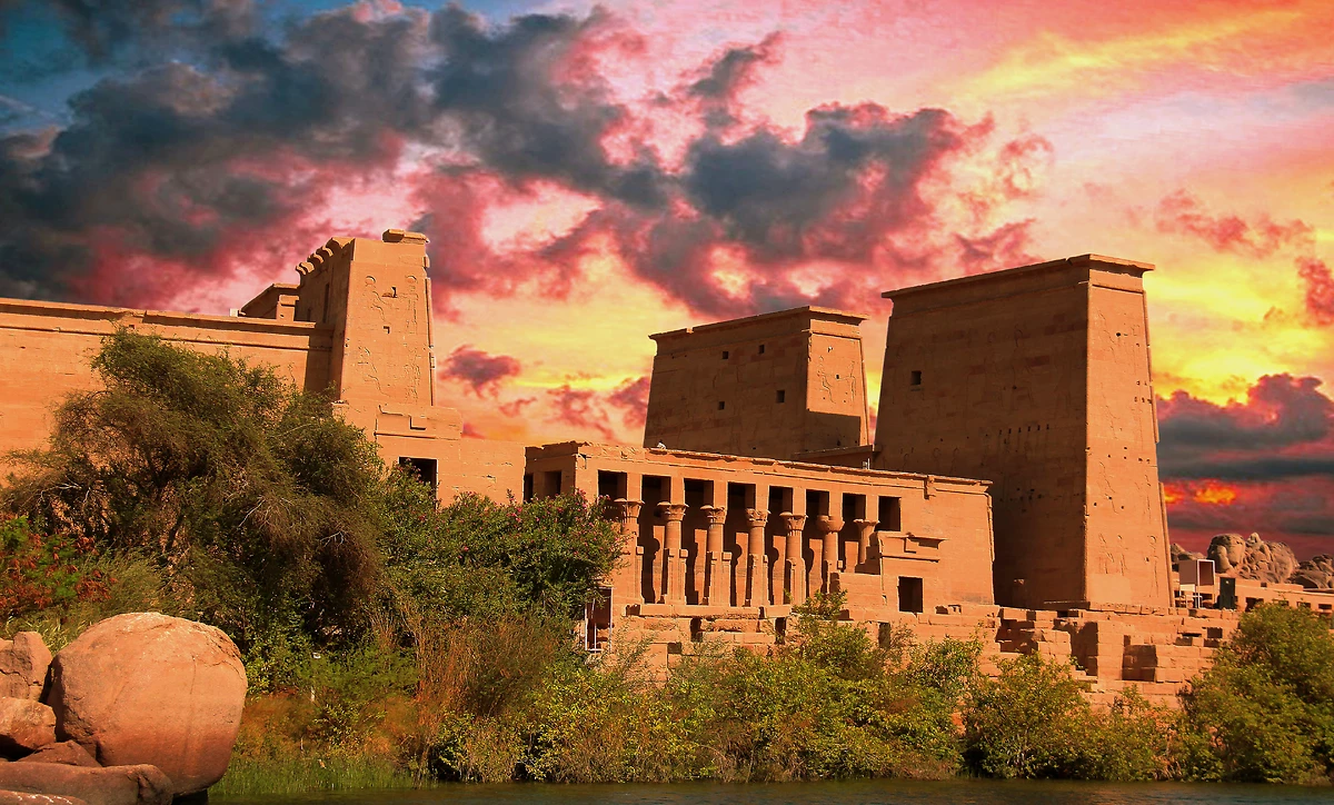Temple de Philae, Assouan, Égypte