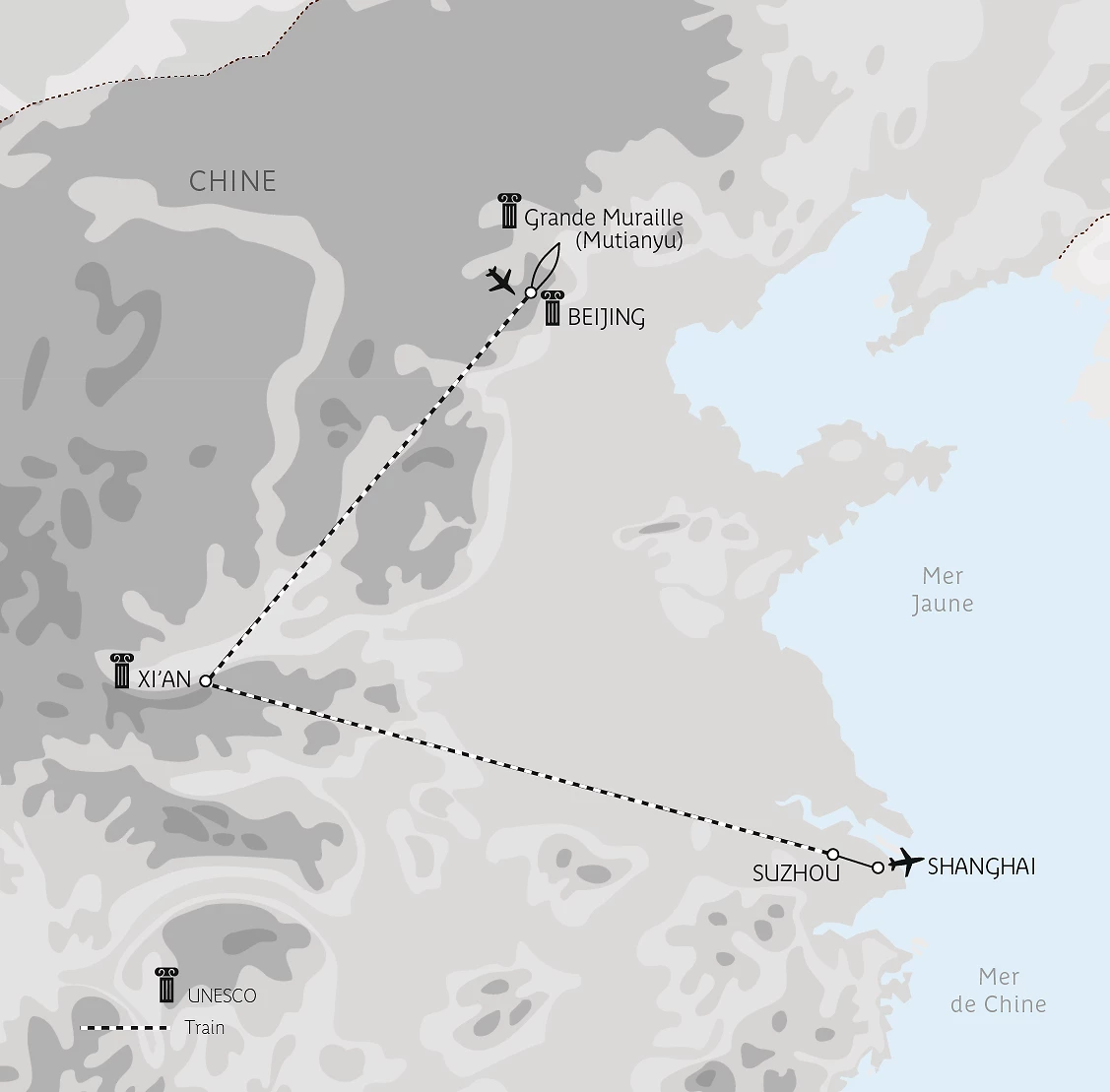 Carte L&rsquo;Empire éternel de Chine