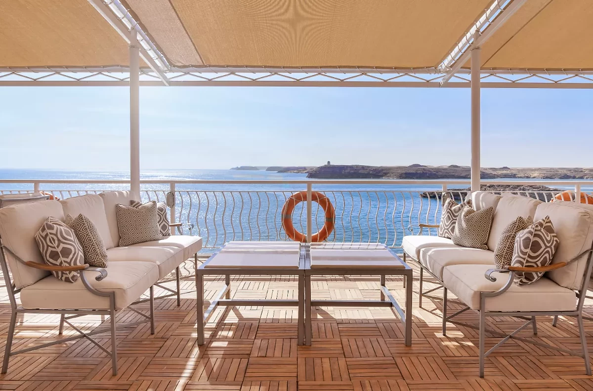 Sun deck, M/S Steigenberger Omar El Khayam
