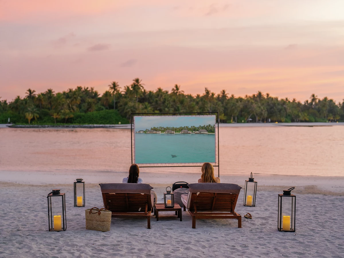 Cinéma sur la plage, Cheval Blanc Randheli