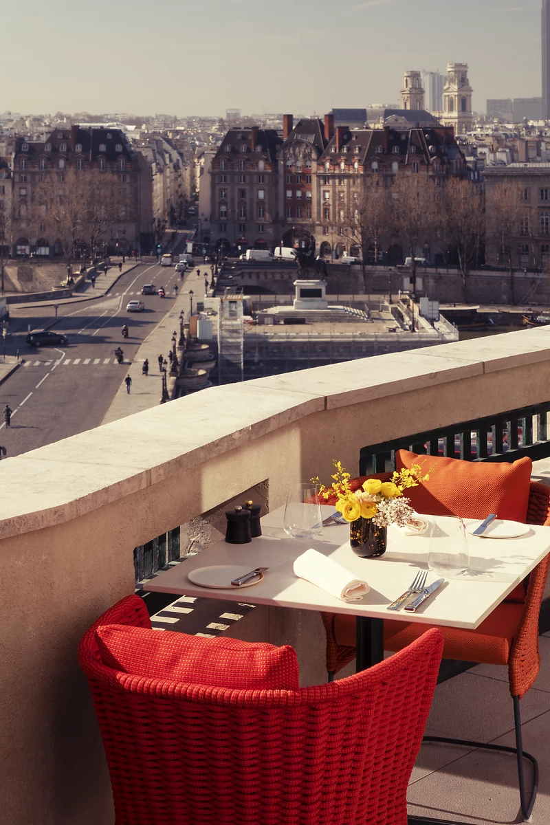Vue Paris, Hôtel Cheval Blanc Paris, France