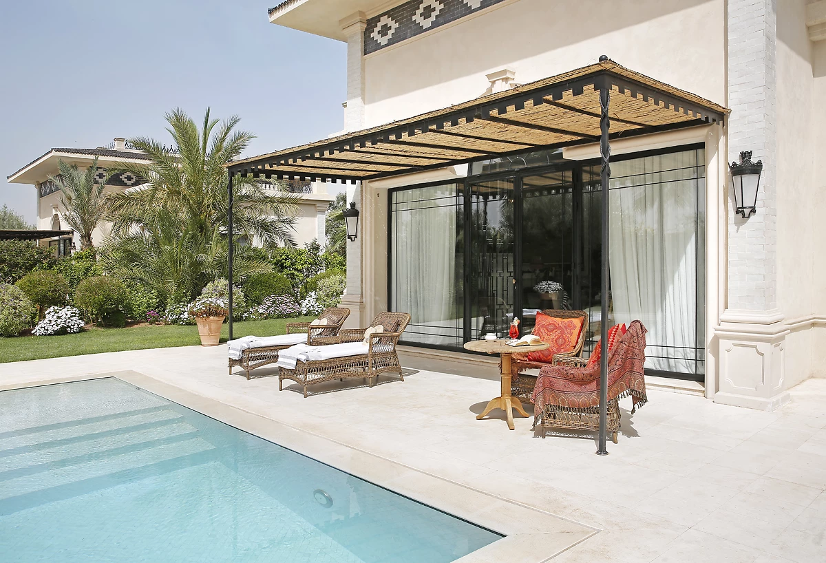 Pavillon, Palais Ronsard, Marrakech, Maroc