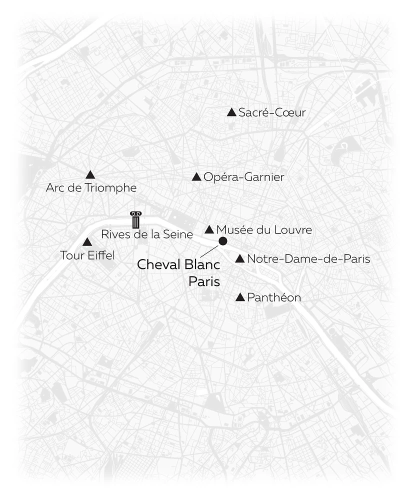 Carte Cheval Blanc Paris