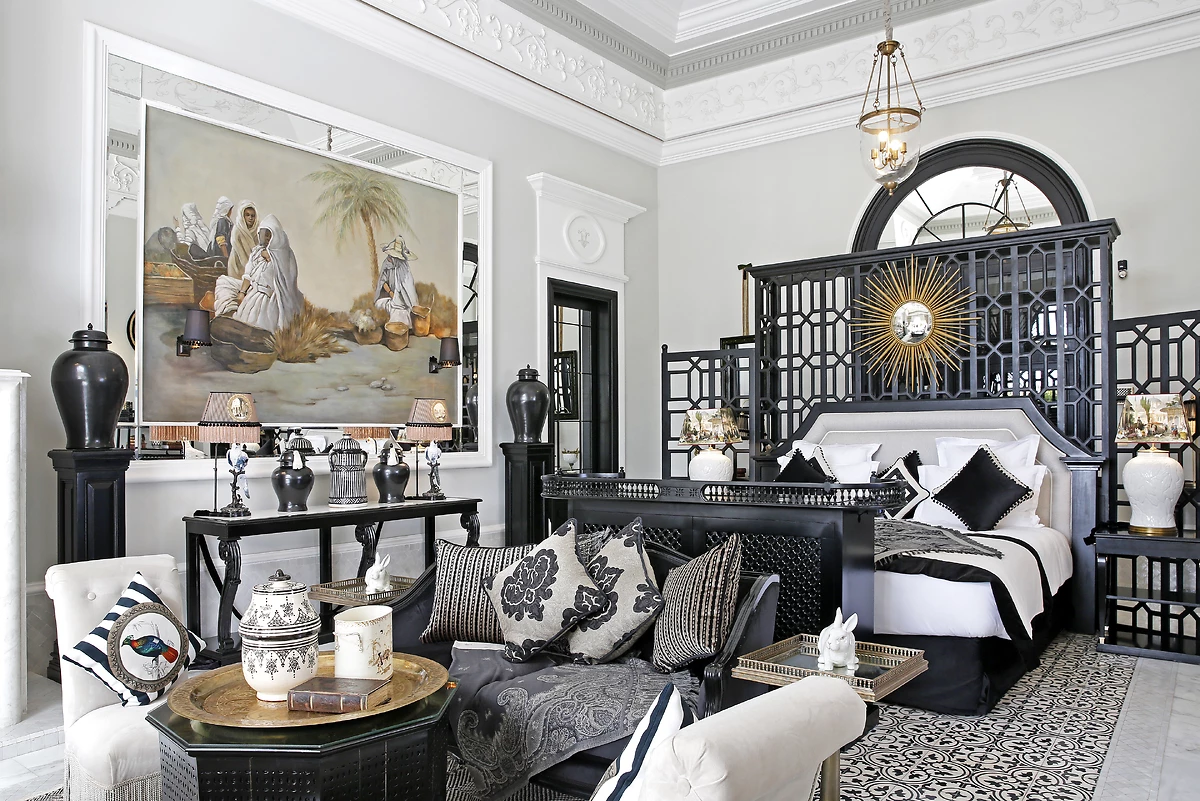Grand pavillon, Palais Ronsard, Marrakech, Maroc