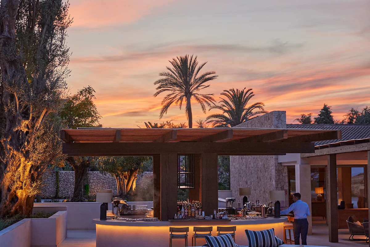 Bar du lobby de l'hôtel, hôtel Ikos Porto Petro