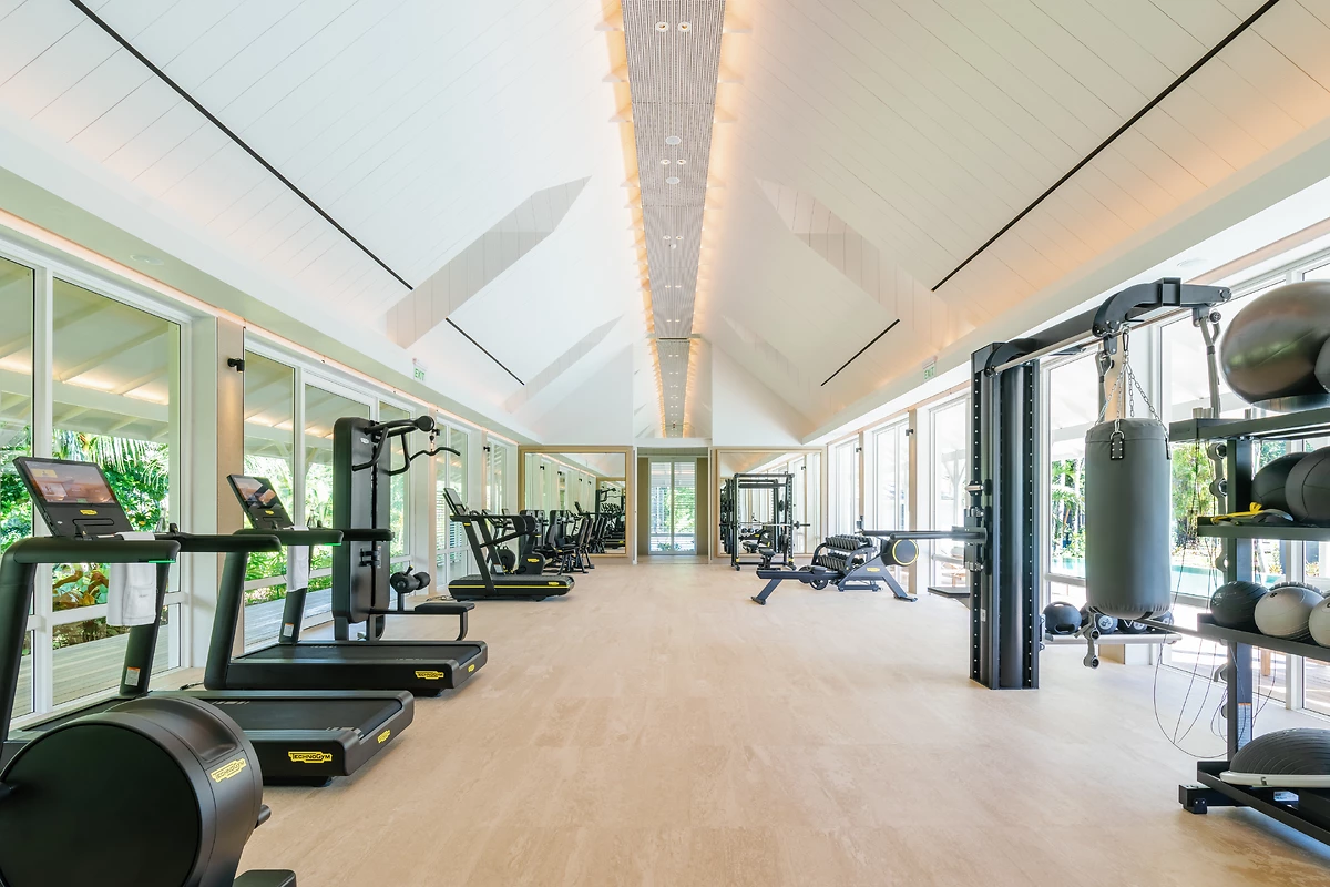 Salle de sport, Cheval Blanc Seychelles, Mahé, Seychelles