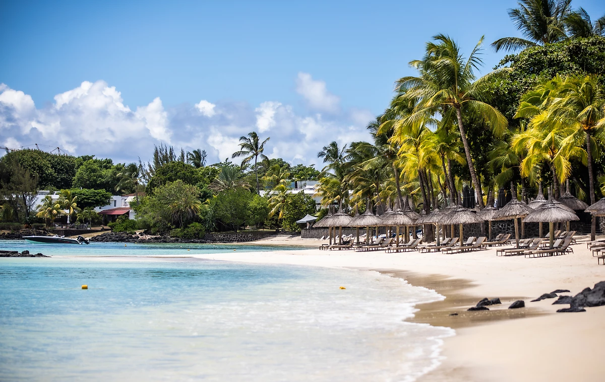 Plage de l'hôtel, Royal Palm Beachcomber Luxury