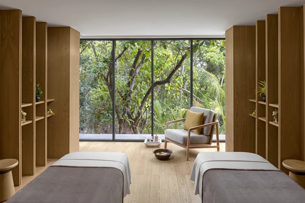 Accueil du spa de l'hôtel, Alila Kothaifaru Maldives