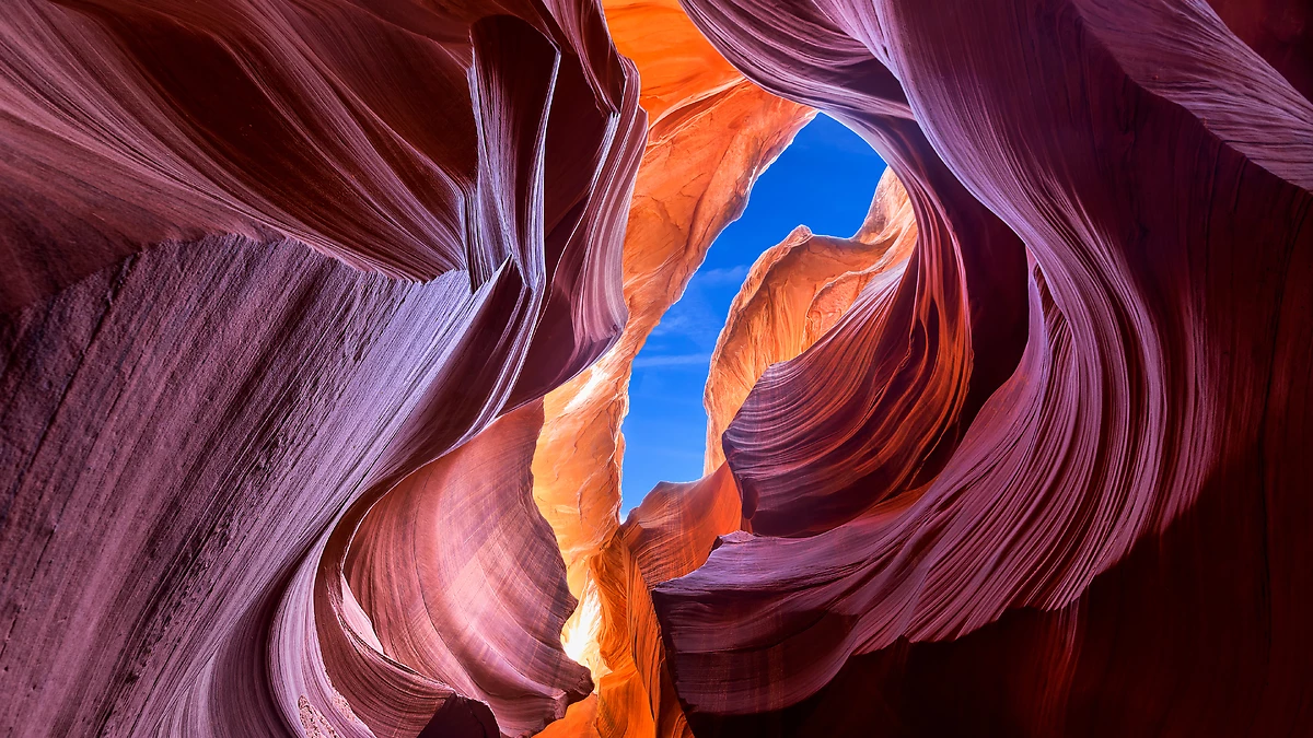 Lower Antelope Canyon près du lac Powell, Arizona