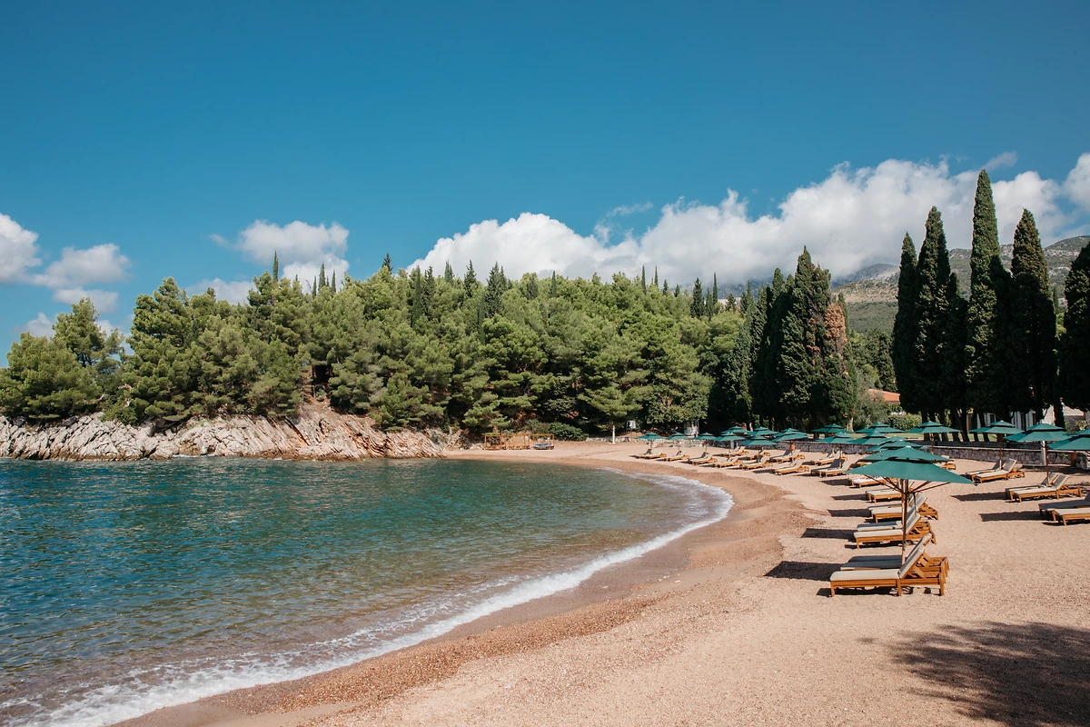 Plage, Aman Sveti Stefan