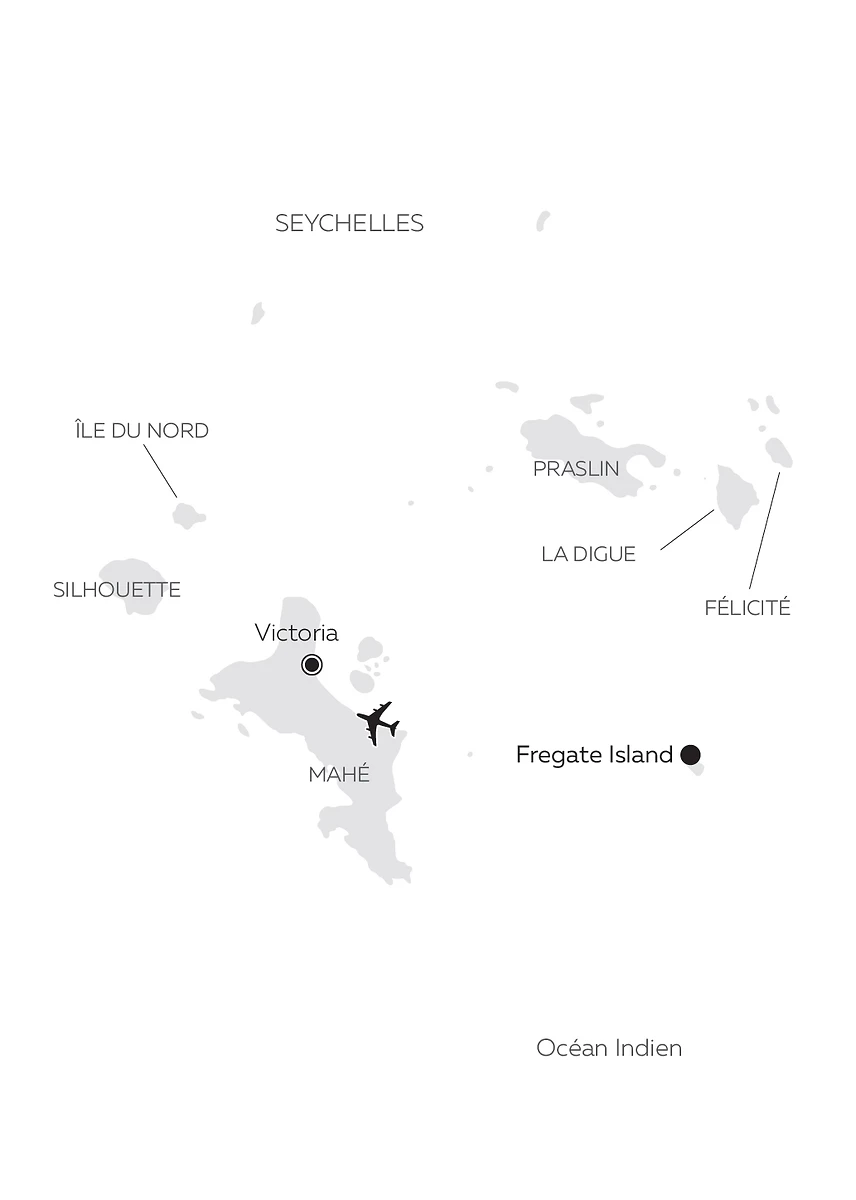 Carte Fregate Island Private