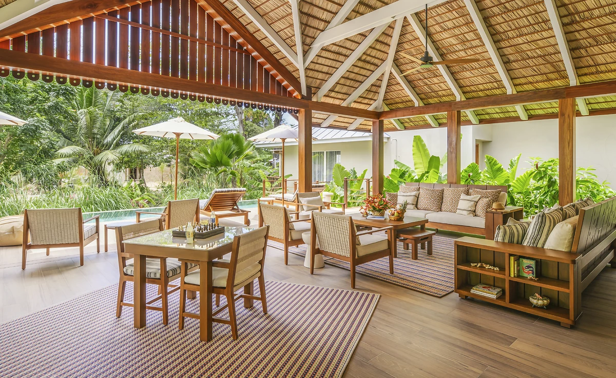 Terrasse, La Réserve Seychelles Private Homes, Praslin, Seychelles
