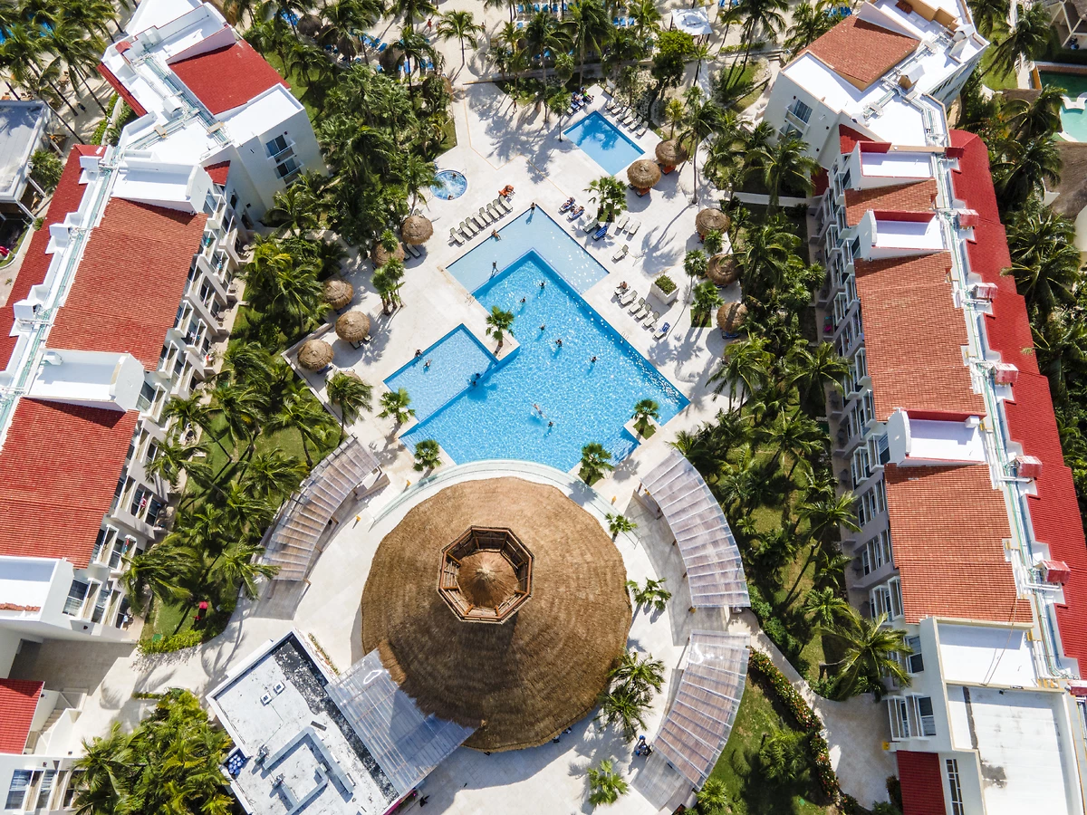 Vue aérienne de la piscine, Viva Azteca by Wyndham