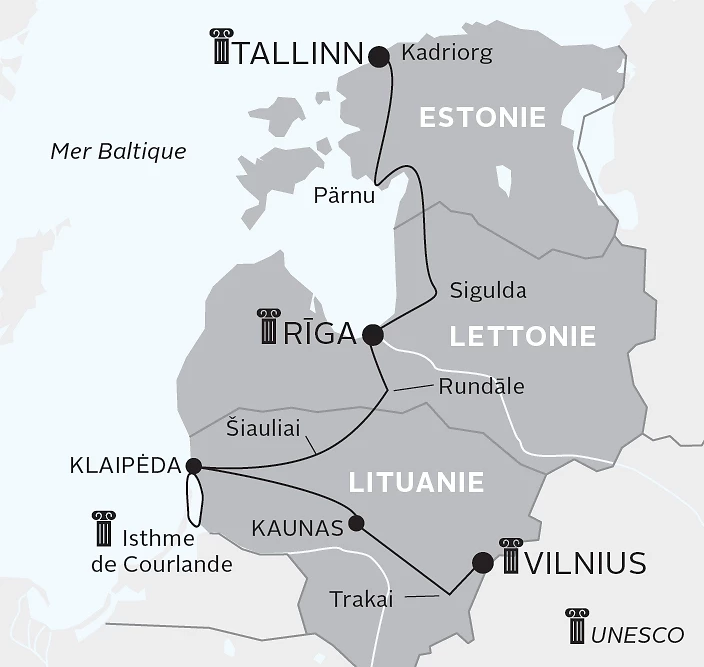 Carte Arts et histoires baltes