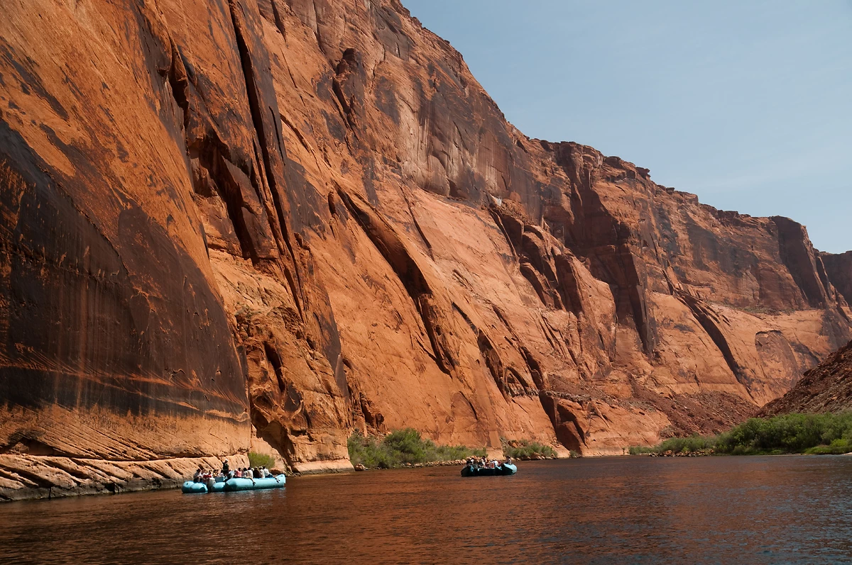 Rafting sur le fleuve du Colorado