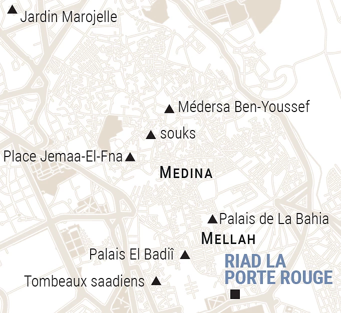 Carte Chroniques de Marrakech